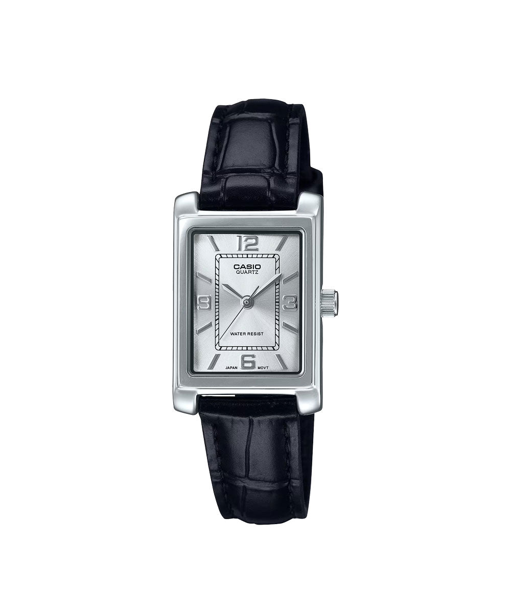 LTP-1234LL-7ADF RELOJ PARA MUJER CASIO - PLATEADO