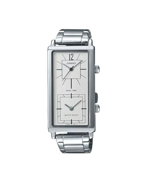 RELOJ PARA MUJER CASIO LTP-E151D-7BDF -BLANCO