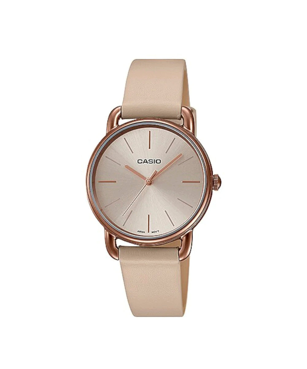 RELOJ PARA MUJER CASIO LTP-E412RL-5ADF -CAFÉ