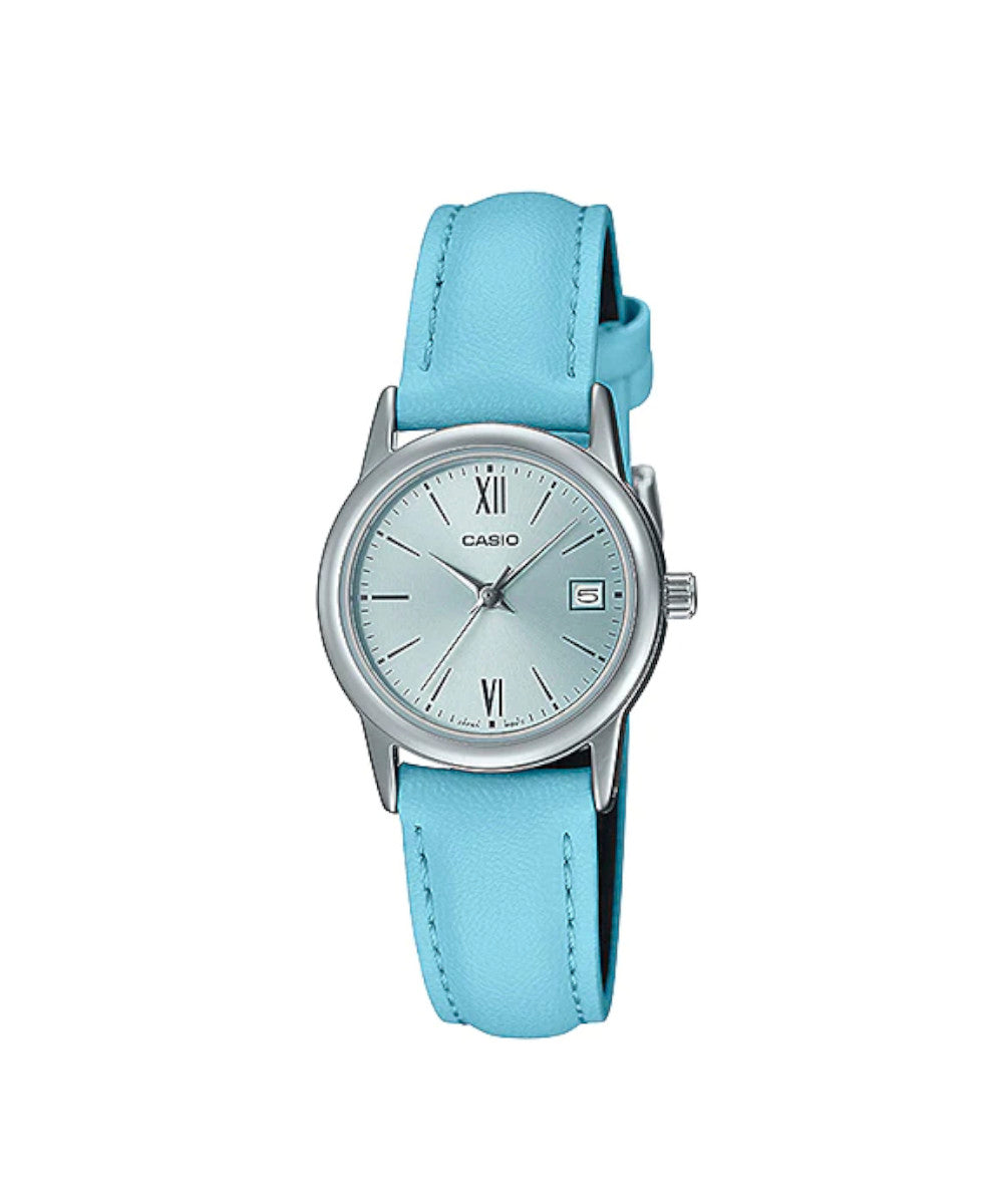 RELOJ PARA MUJER CASIO LTP-V002L-2B3UDF -AZUL