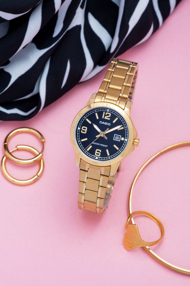 RELOJ PARA MUJER CASIO LTP-V004G-1BUDF -DORADO