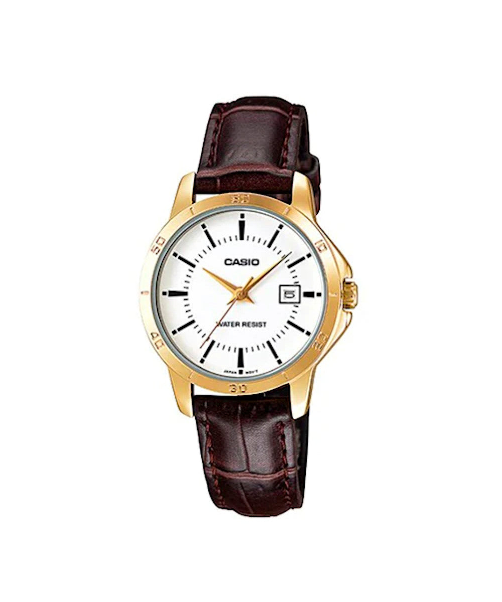 RELOJ PARA MUJER CASIO LTP-V004GL-7AUDF -BLANCO