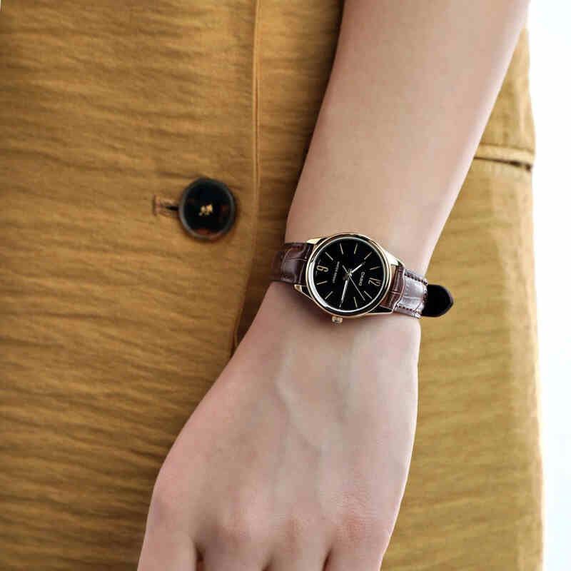RELOJ PARA MUJER CASIO LTP-V005GL-1BUDF -NEGRO