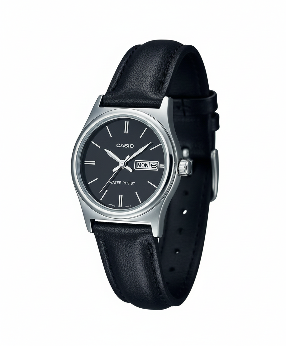 RELOJ PARA MUJER CASIO LTP-V006L-1B2UDF -NEGRO