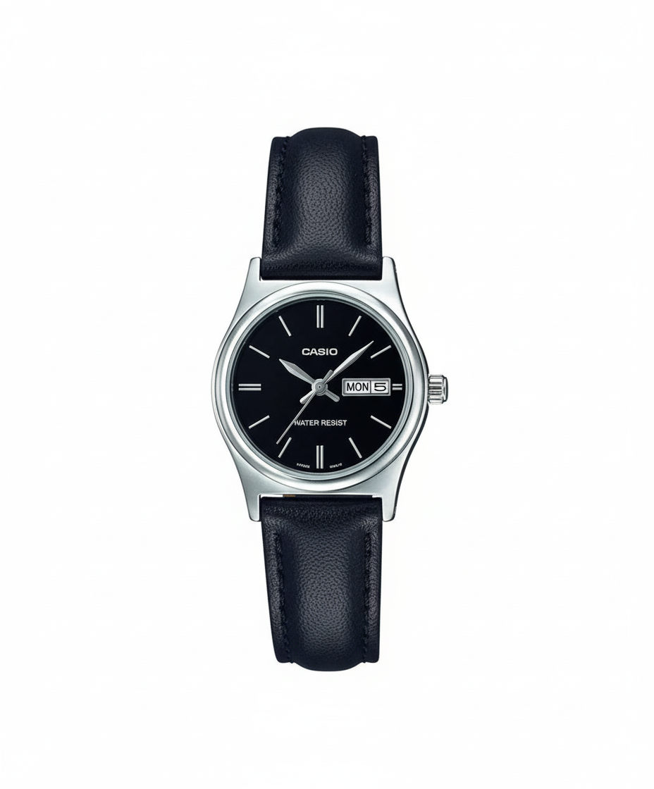 RELOJ PARA MUJER CASIO LTP-V006L-1B2UDF -NEGRO