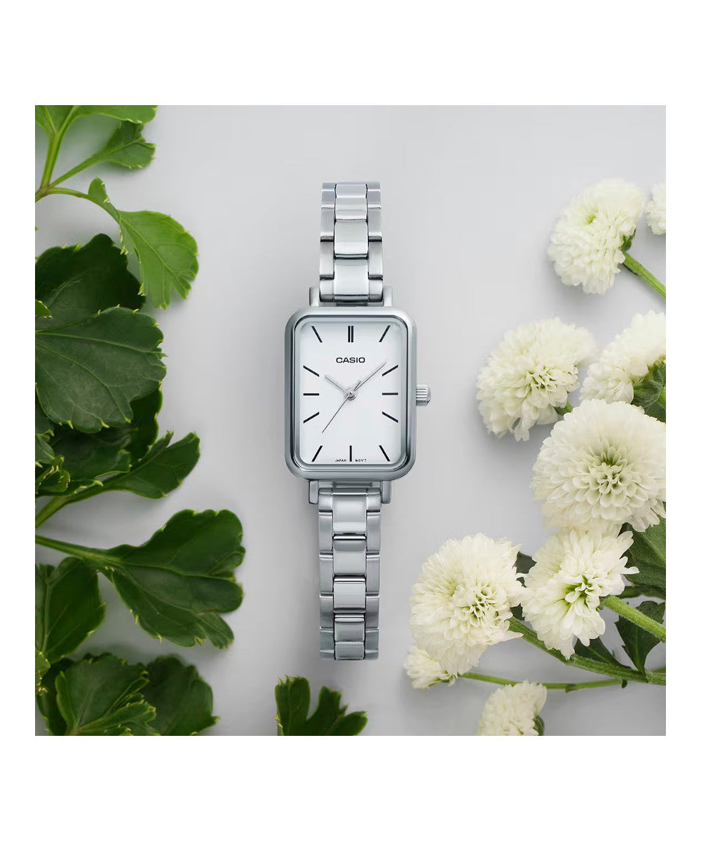 RELOJ PARA MUJER CASIO LTP-V009D-7EUDF -BLANCO