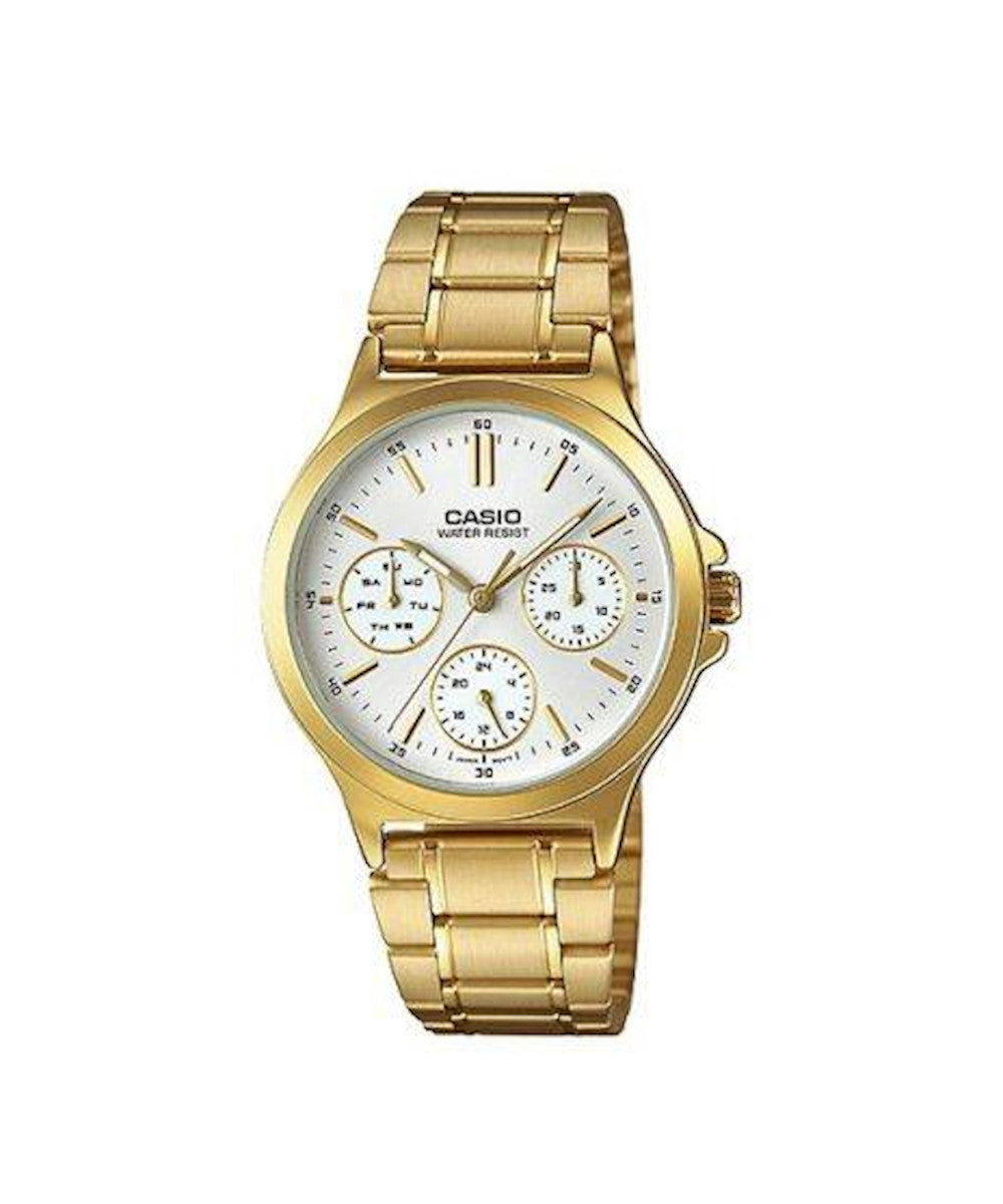 RELOJ PARA MUJER CASIO LTP-V300G-7AUDF -BLANCO