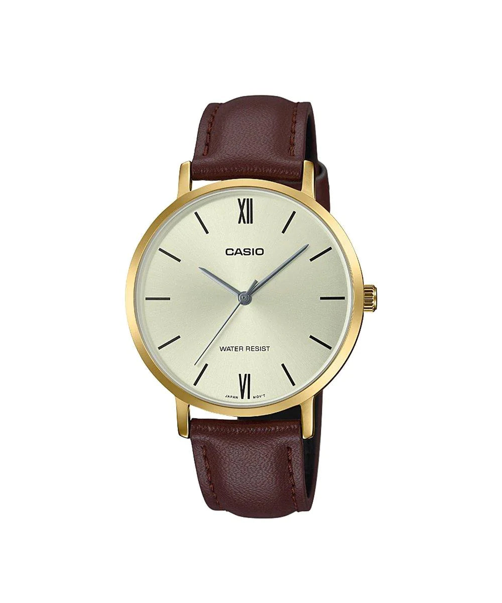 RELOJ PARA MUJER CASIO LTP-VT01GL-9BUDF -AMARILLO
