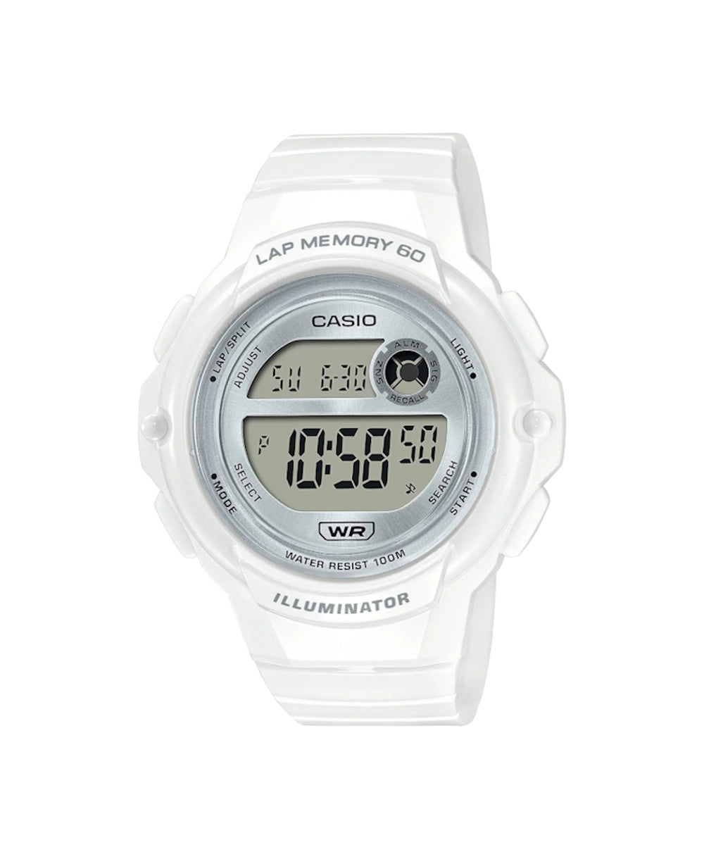 RELOJ PARA MUJER CASIO LWS-1200H-7A1VDF -BLANCO