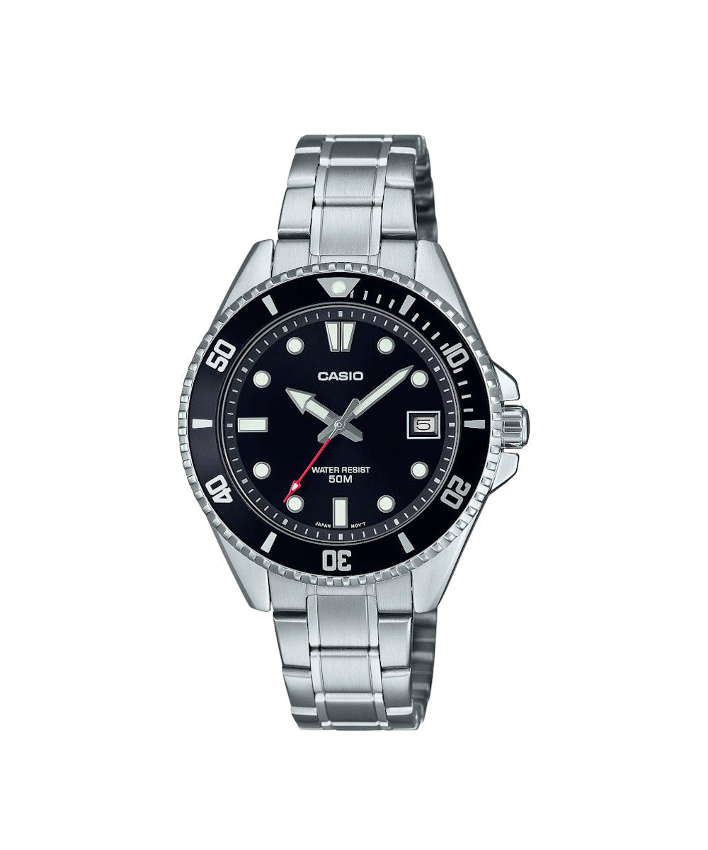 RELOJ PARA HOMBRE CASIO MDV-10D-1A1VDF - PLATEADO