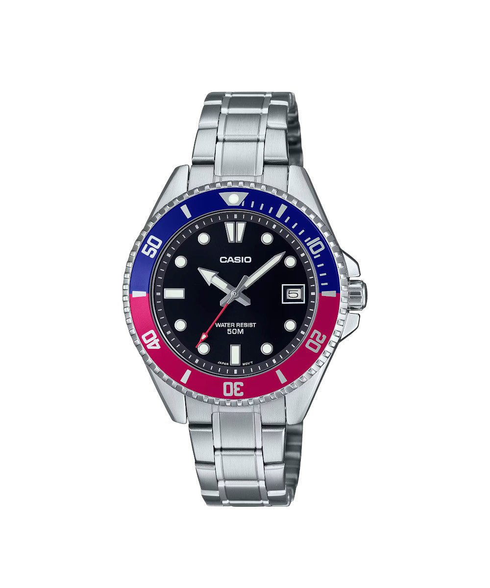 RELOJ PARA HOMBRE CASIO MDV-10D-1A3VDF -NEGRO