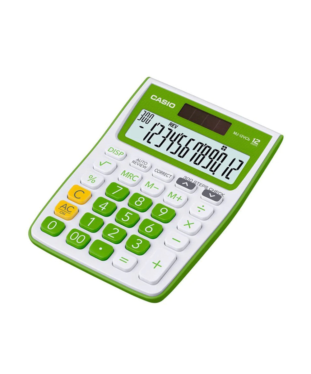 CALCULADORA CASIO MJ-12VCB-GN-SA-DP