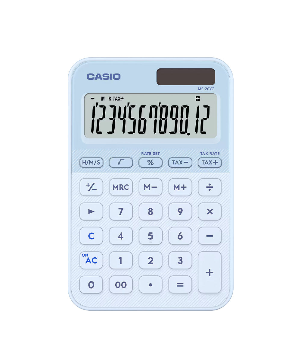 CALCULADORA CASIO - MI ESTILO MS-20YC-LB-W-DP
