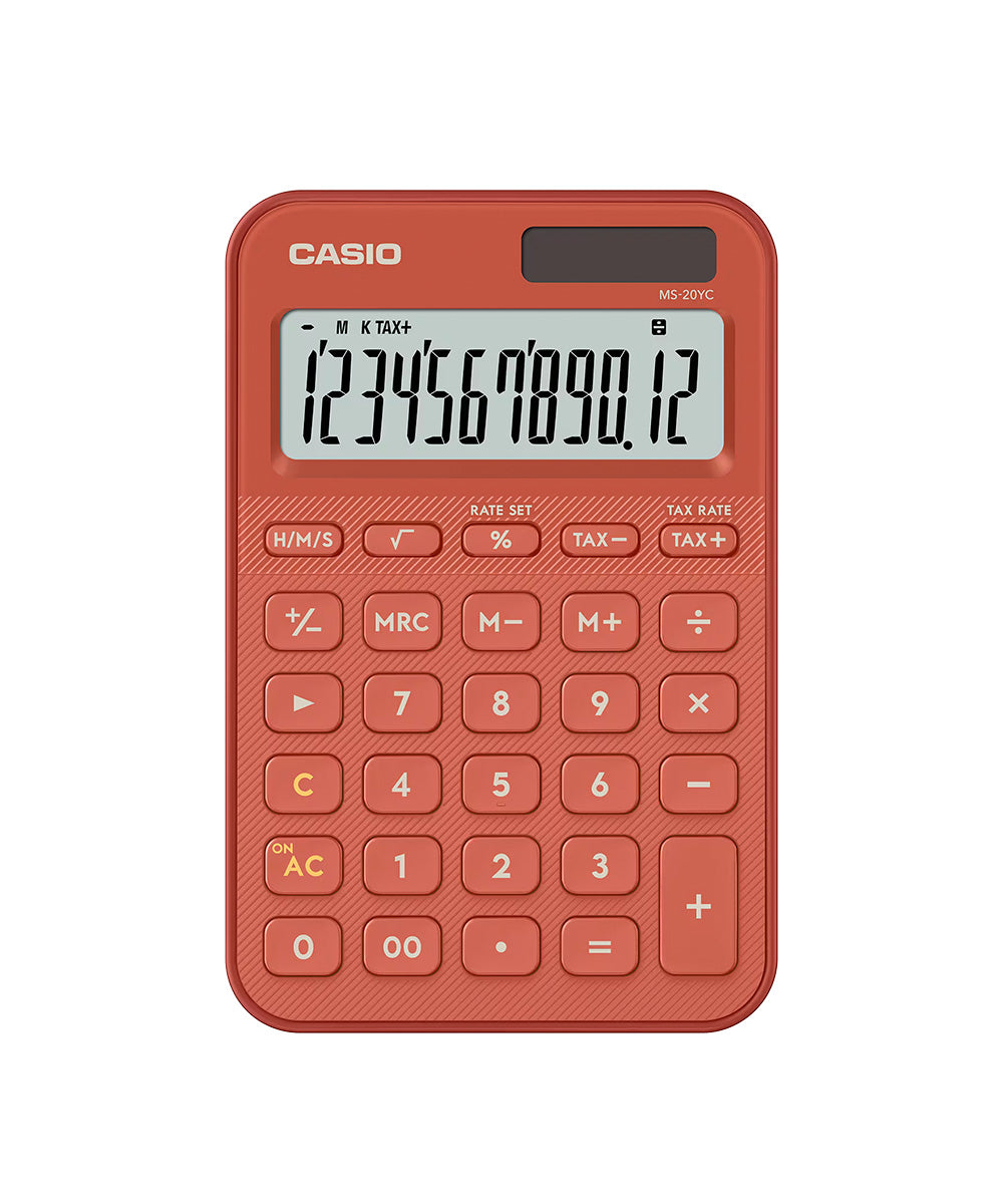 CALCULADORA CASIO - MI ESTILO MS-20YC-RD-W-DP