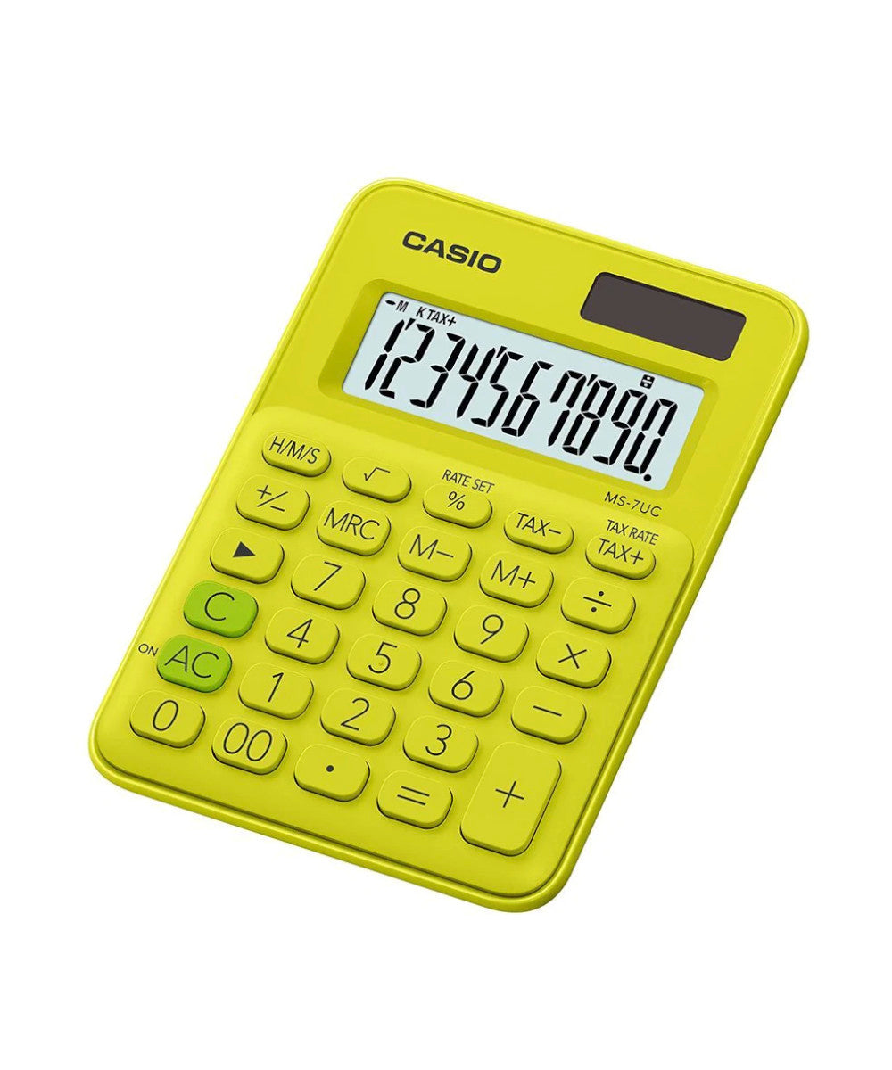 CALCULADORA CASIO MS-7UC-YG-N-DC