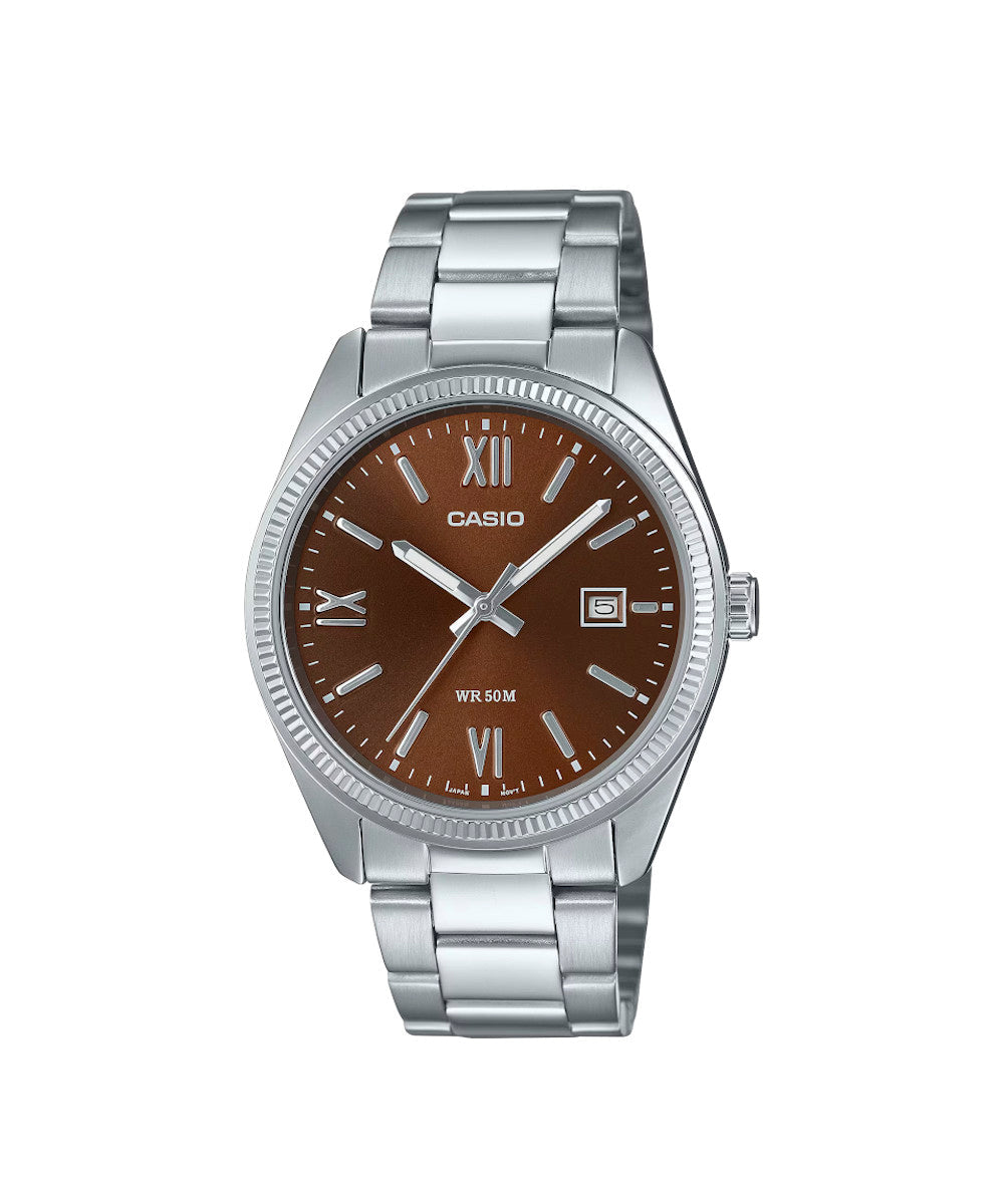 RELOJ PARA HOMBRE CASIO MTP-1302DD-5AVDF -CAFÉ