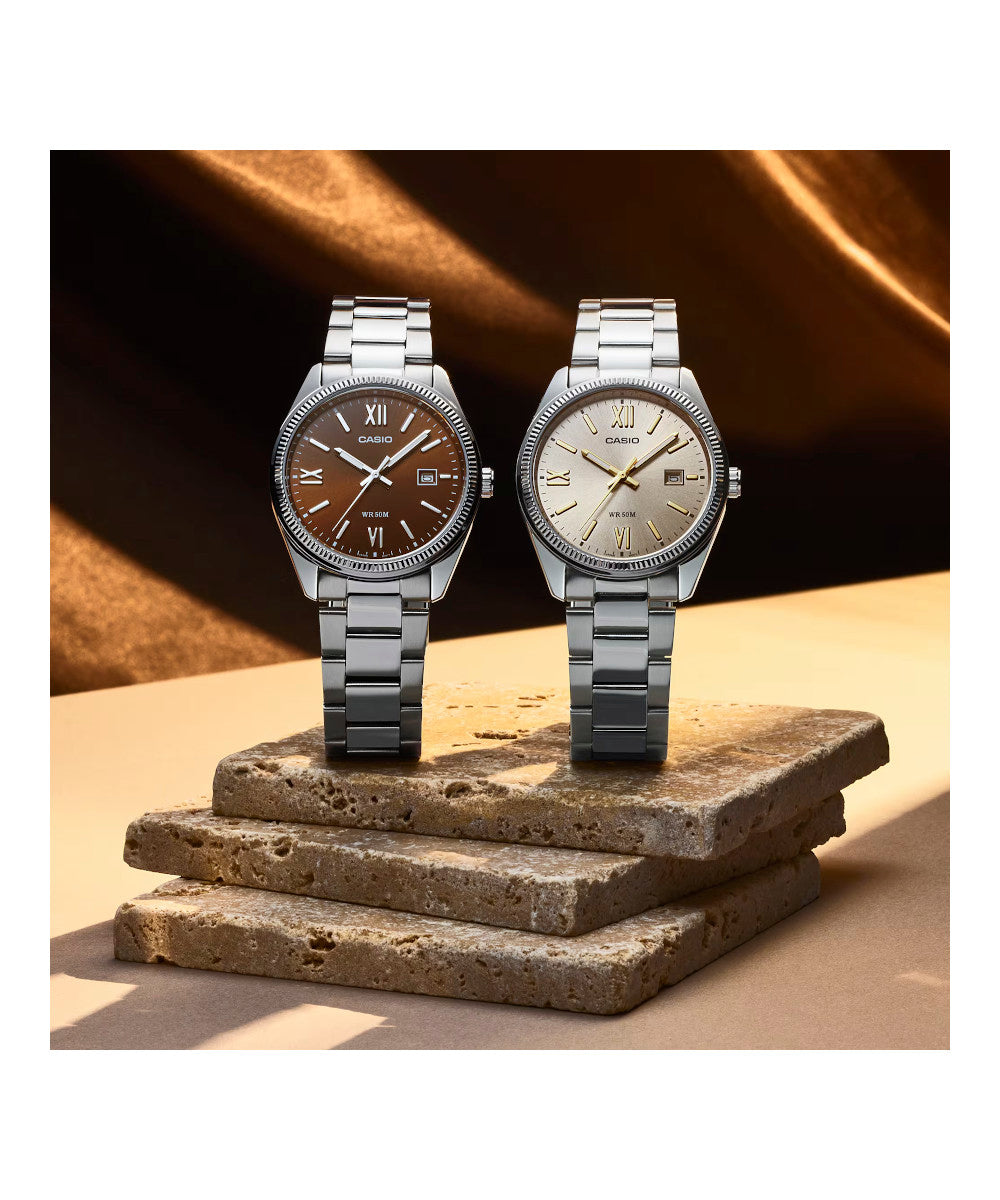 RELOJ PARA HOMBRE CASIO MTP-1302DD-9AVDF -CAFÉ