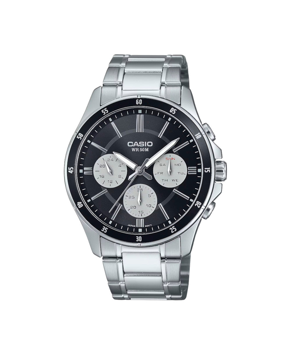 RELOJ PARA HOMBRE CASIO MTP-1374D-1A3VDF - NEGRO