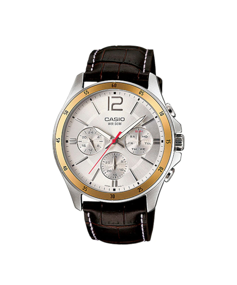RELOJ PARA HOMBRE CASIO MTP-1374L-7AVDF -BLANCO