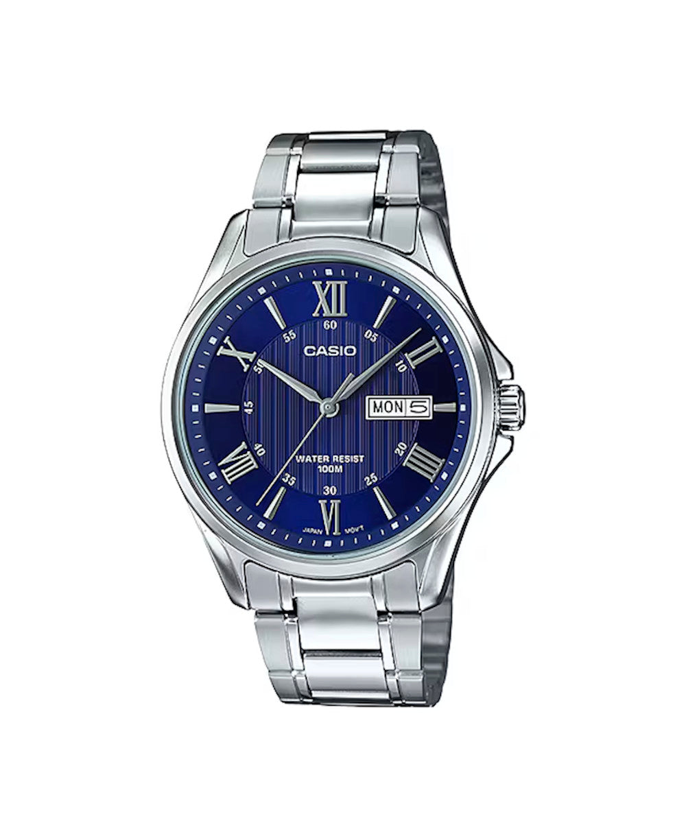 RELOJ PARA HOMBRE CASIO MTP-1384D-2AVDF -AZUL