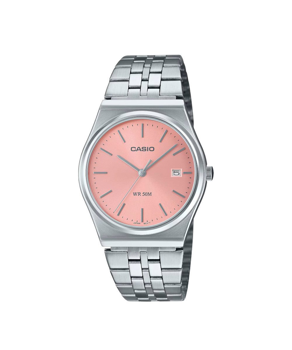 RELOJ PARA HOMBRE CASIO MTP-B145D-4AVDF -PLATEADO