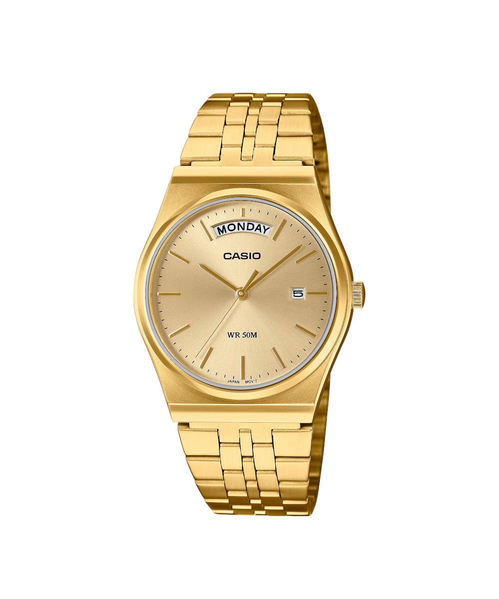 RELOJ PARA HOMBRE CASIO MTP-B146G-9AVDF -AMARILLO