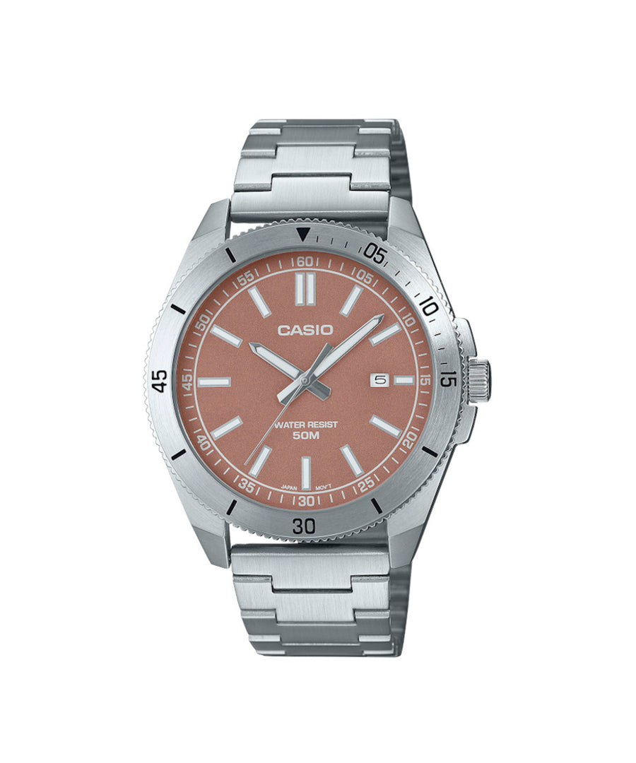 RELOJ PARA HOMBRE CASIO MTP-B155D-5EVDF -CAFÉ