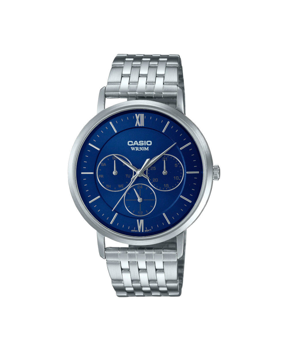 RELOJ PARA HOMBRE CASIO MTP-B300D-2AVDF -PLATEADO