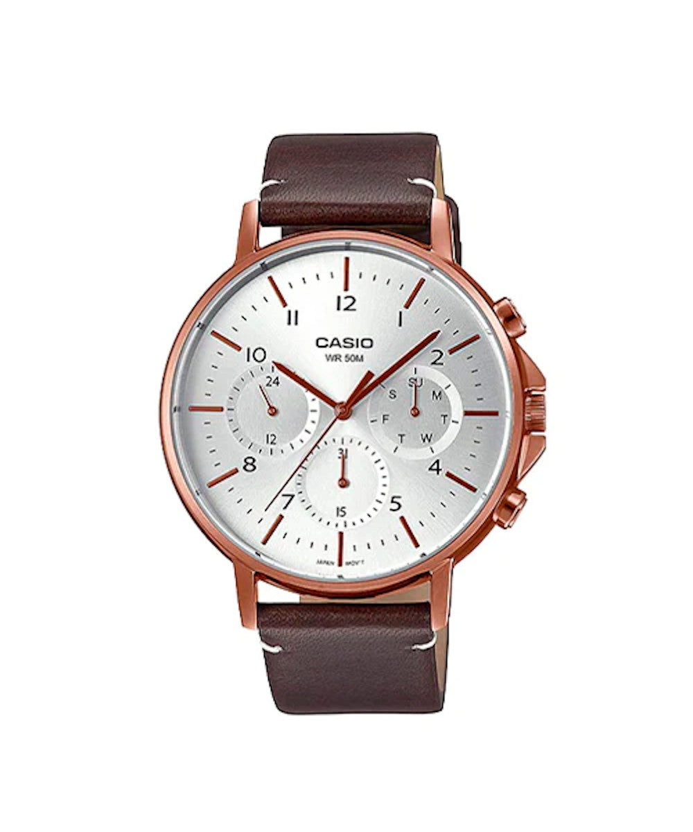 RELOJ PARA HOMBRE CASIO MTP-E321RL-5AVDF -BLANCO