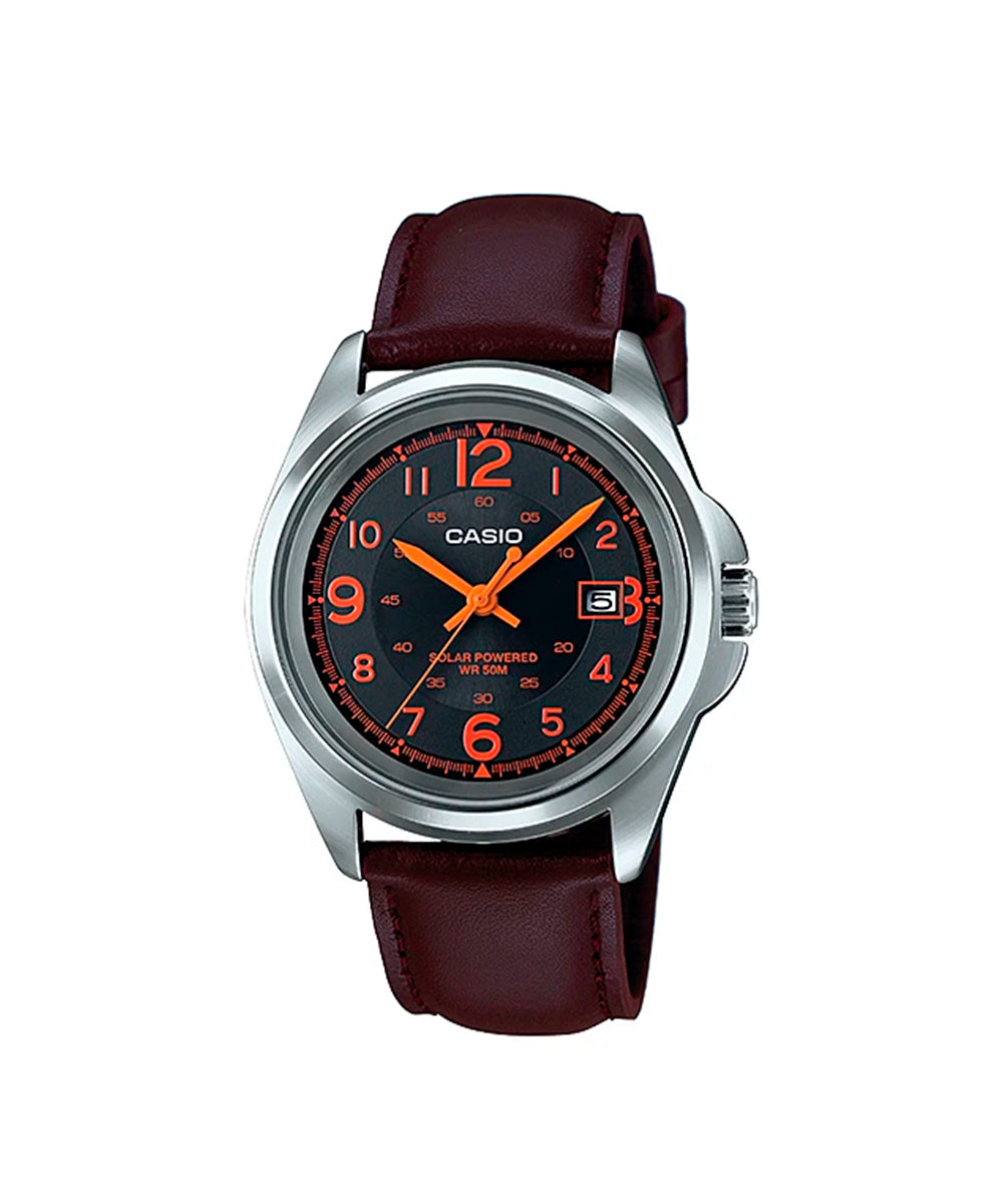 RELOJ PARA HOMBRE CASIO MTP-S101L-1BVDF -CAFÉ