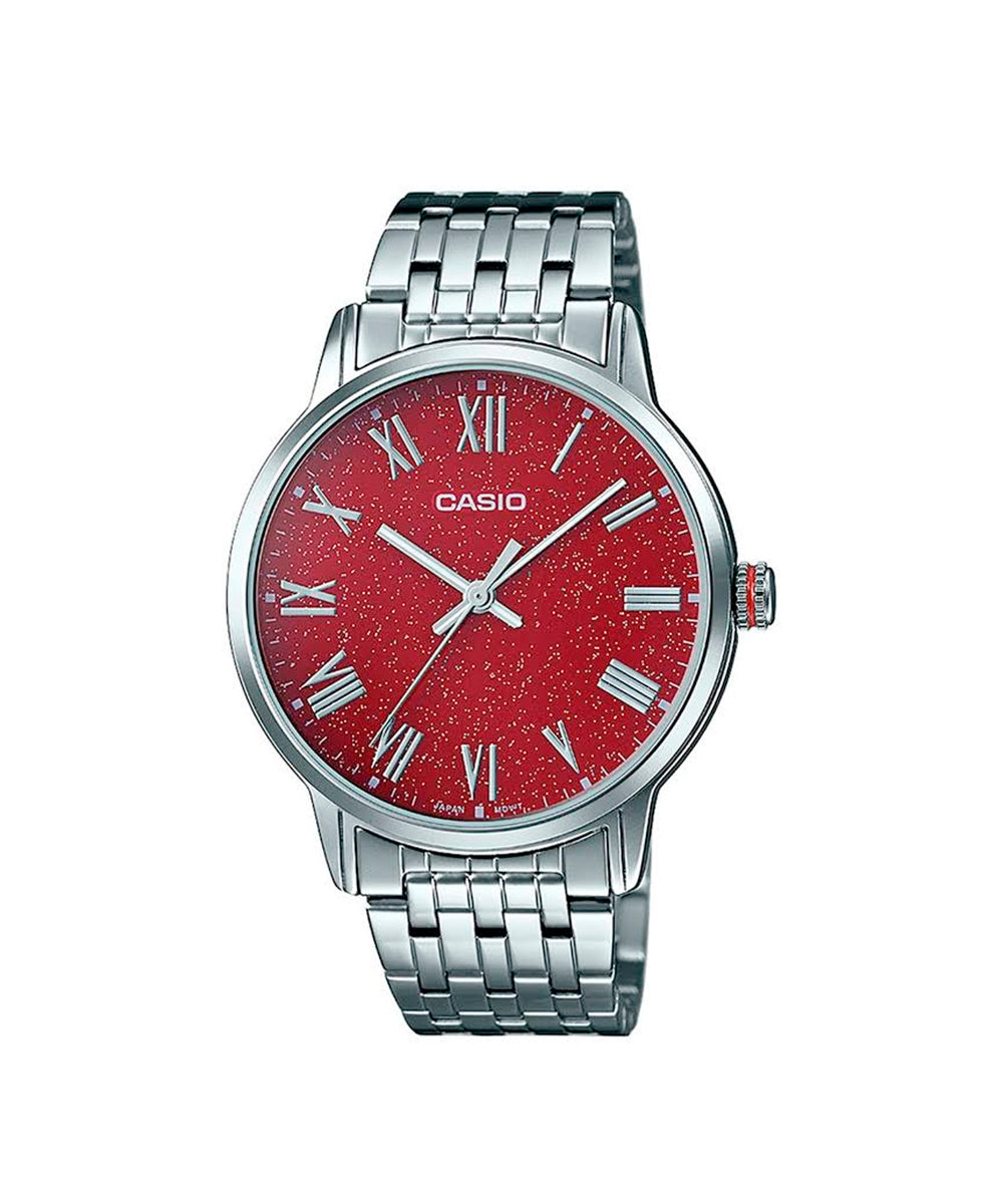 RELOJ PARA HOMBRE CASIO MTP-TW100D-4AVDF -ROJO