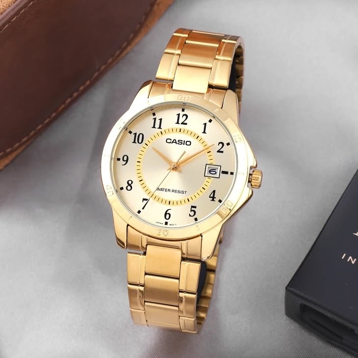 MTP-V004G-9BUDF RELOJ PARA HOMBRE CASIO - DORADO