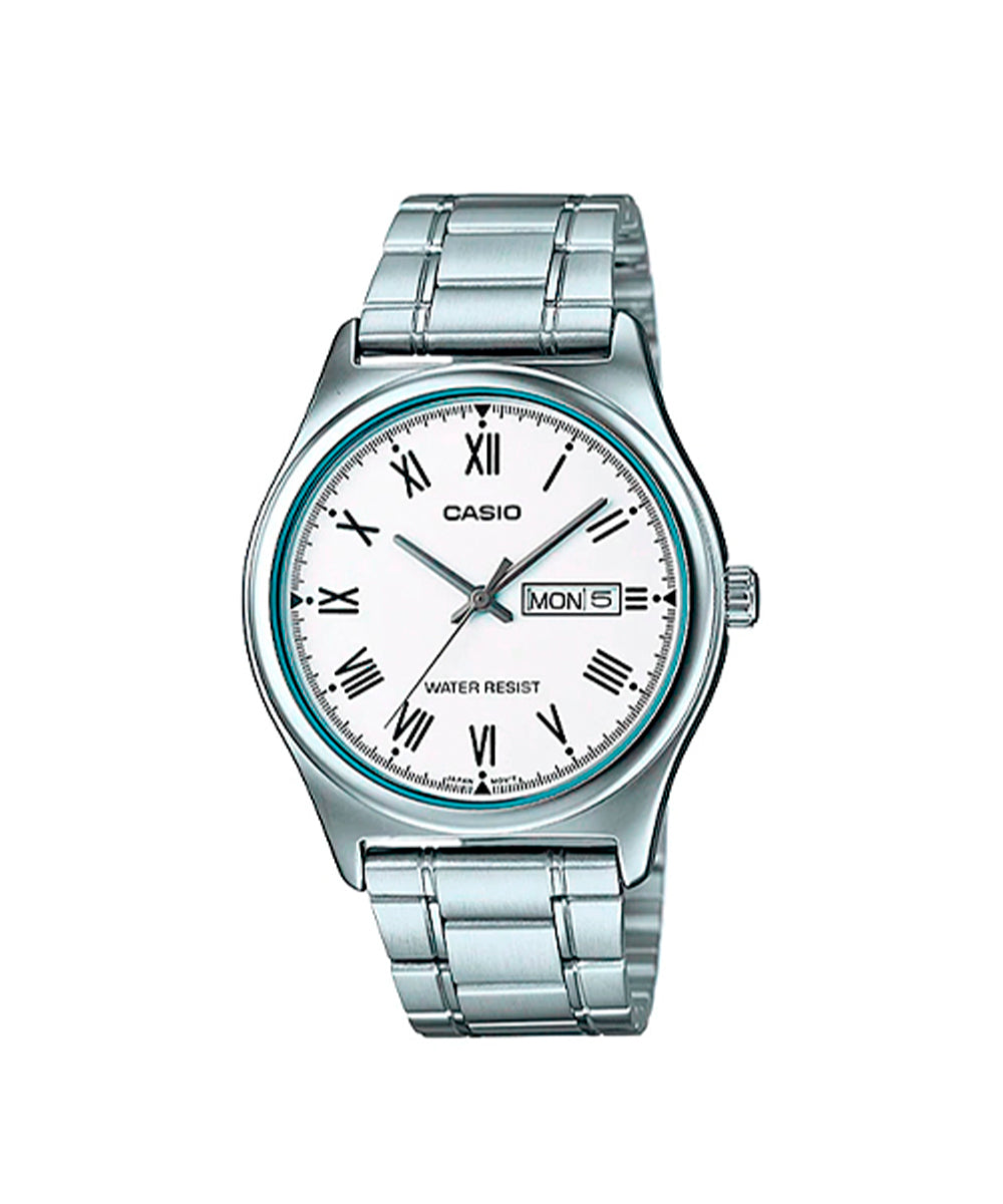 RELOJ PARA HOMBRE CASIO MTP-V006D-7BUDF -BLANCO