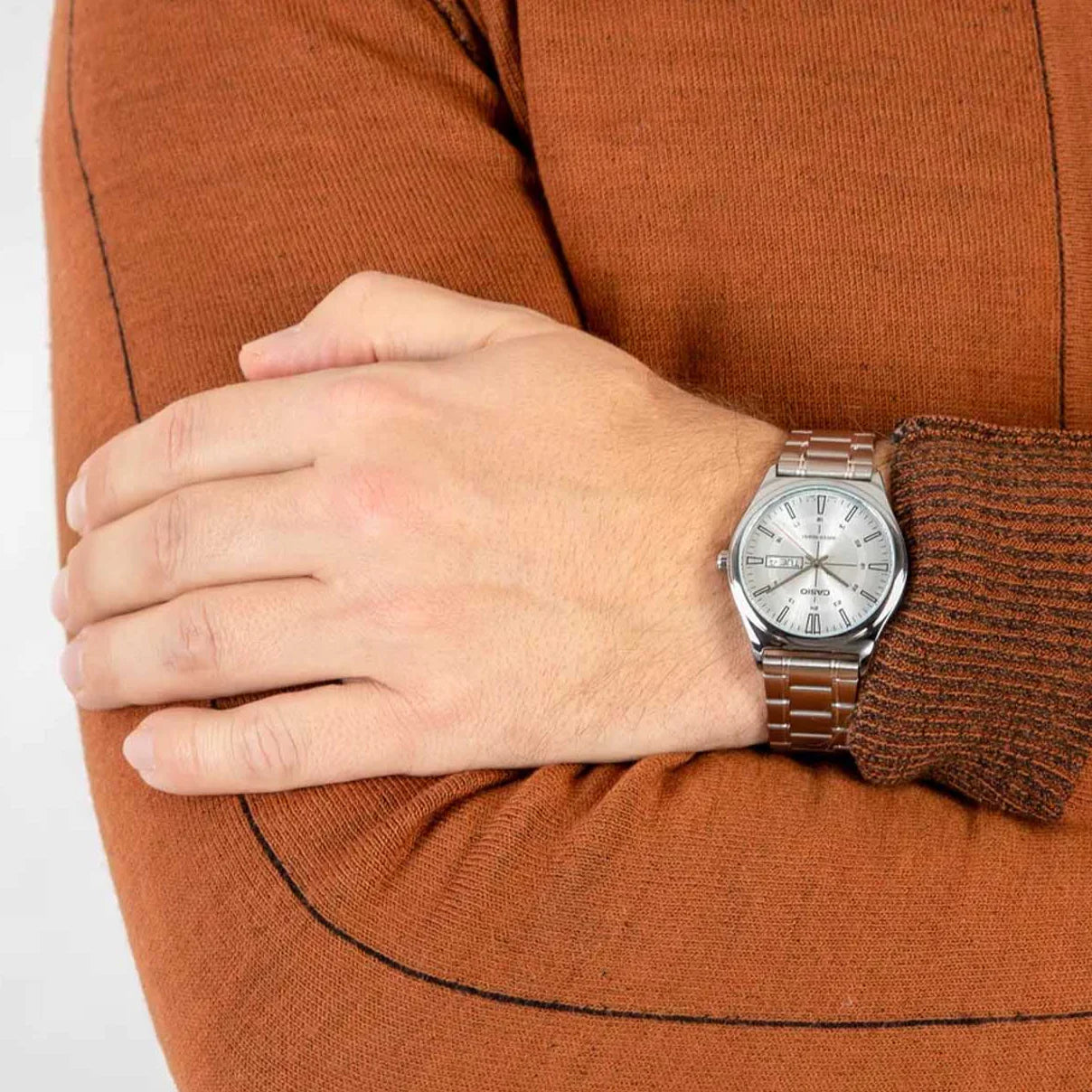 RELOJ PARA HOMBRE CASIO MTP-V006D-7CUDF -BLANCO