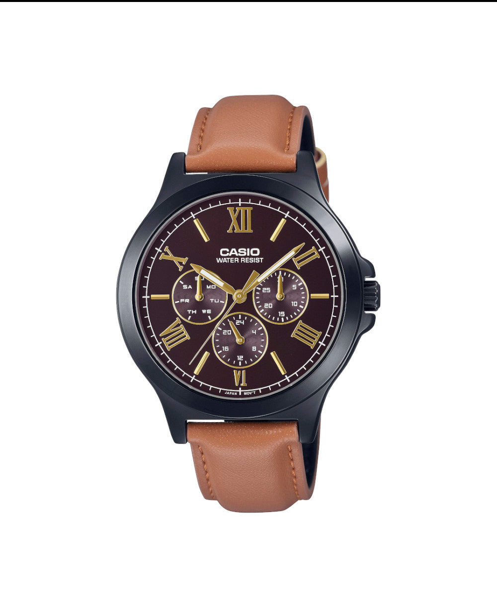 RELOJ PARA HOMBRE CASIO MTP-V300BL-5AUDF -CAFÉ