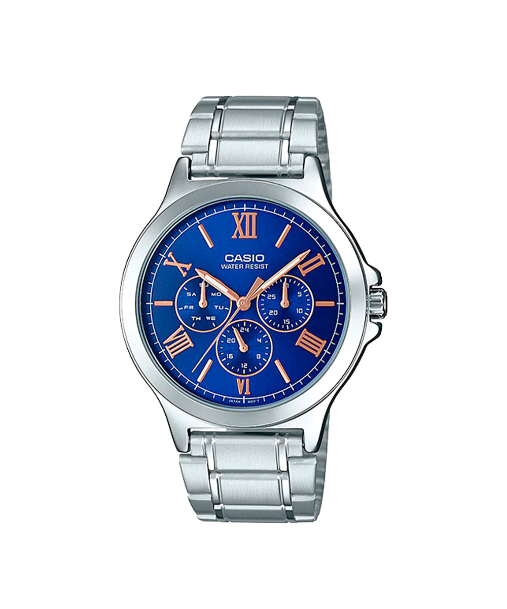 RELOJ PARA HOMBRE CASIO MTP-V300D-2AUDF -AZUL