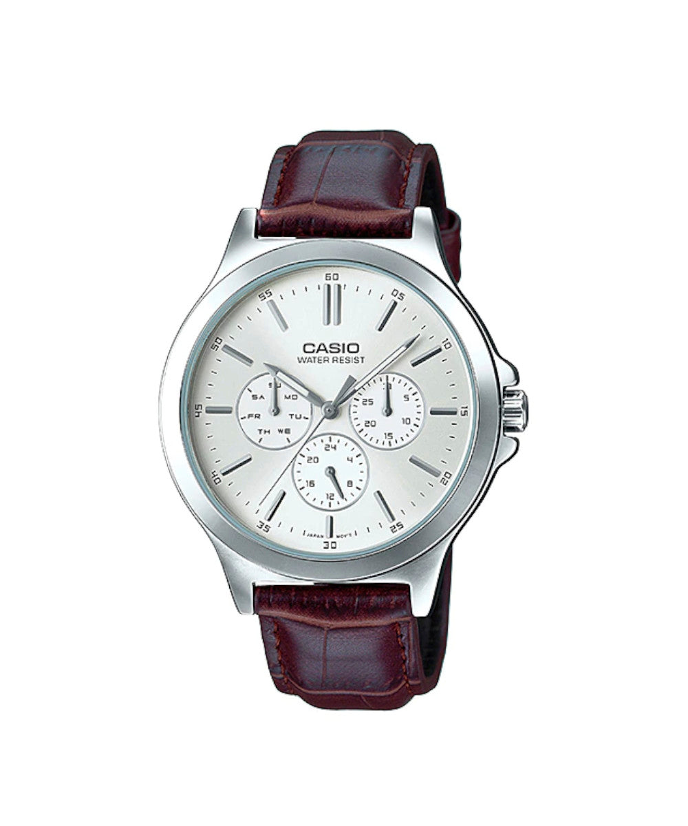 RELOJ PARA HOMBRE CASIO MTP-V300L-7AUDF -CAFÉ