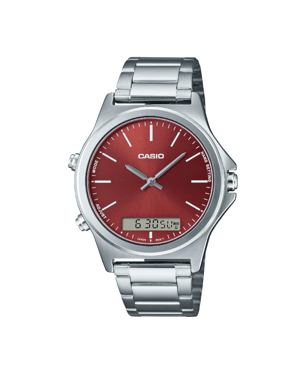 RELOJ PARA HOMBRE CASIO MTP-VC01D-5EUDF -ROJO