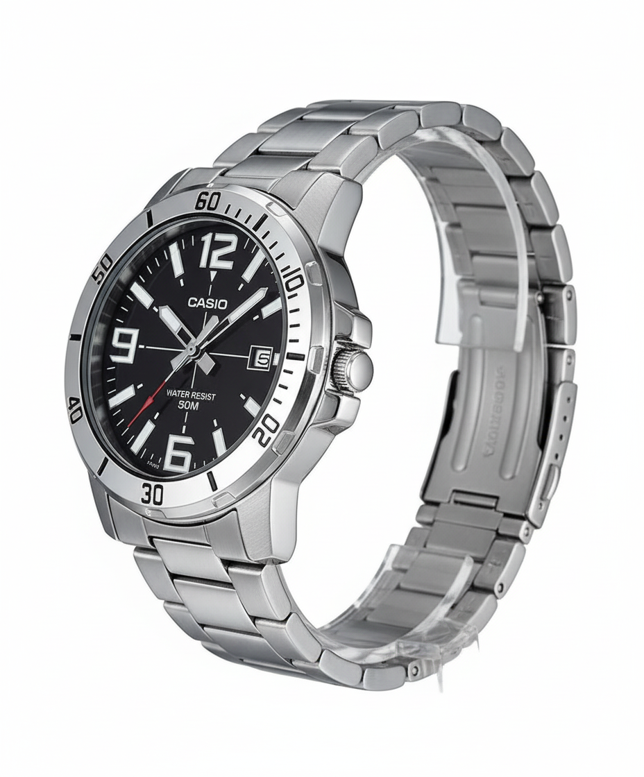 RELOJ PARA HOMBRE CASIO MTP-VD01D-1BVUDF -NEGRO