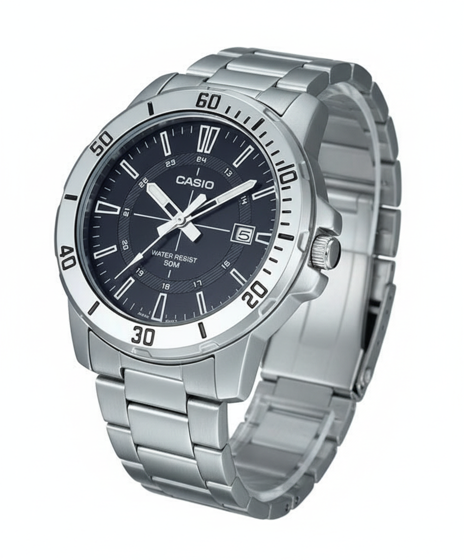 RELOJ PARA HOMBRE CASIO MTP-VD01D-1CVUDF -NEGRO