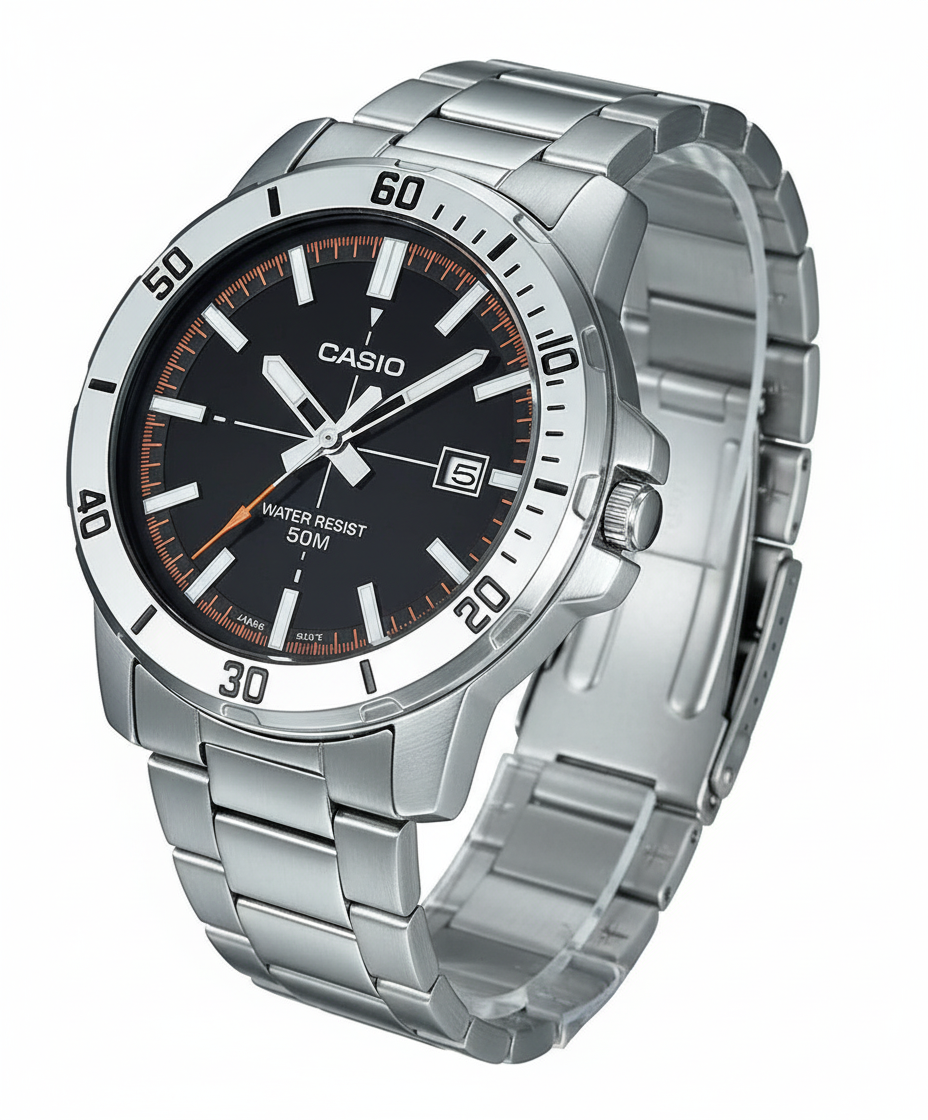 RELOJ PARA HOMBRE CASIO MTP-VD01D-1E2VUDF -NEGRO