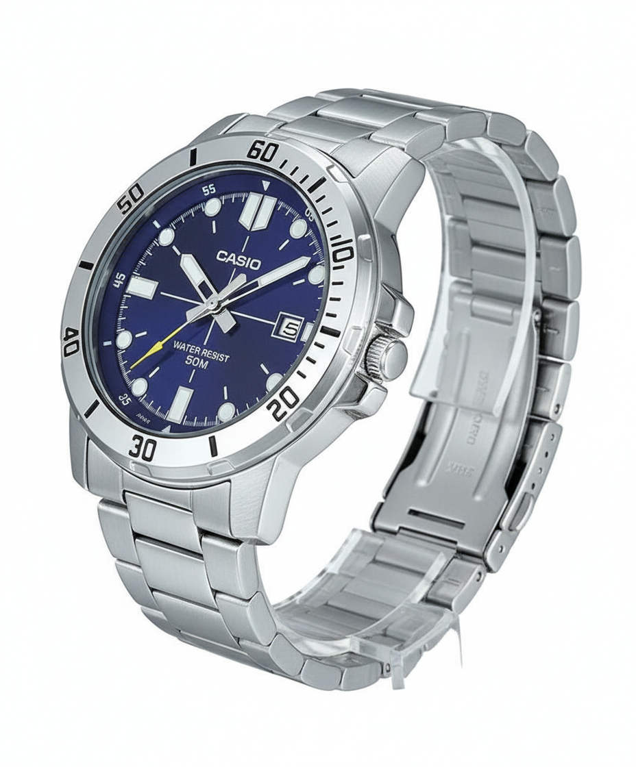RELOJ PARA HOMBRE CASIO MTP-VD01D-2EVUDF -AZUL