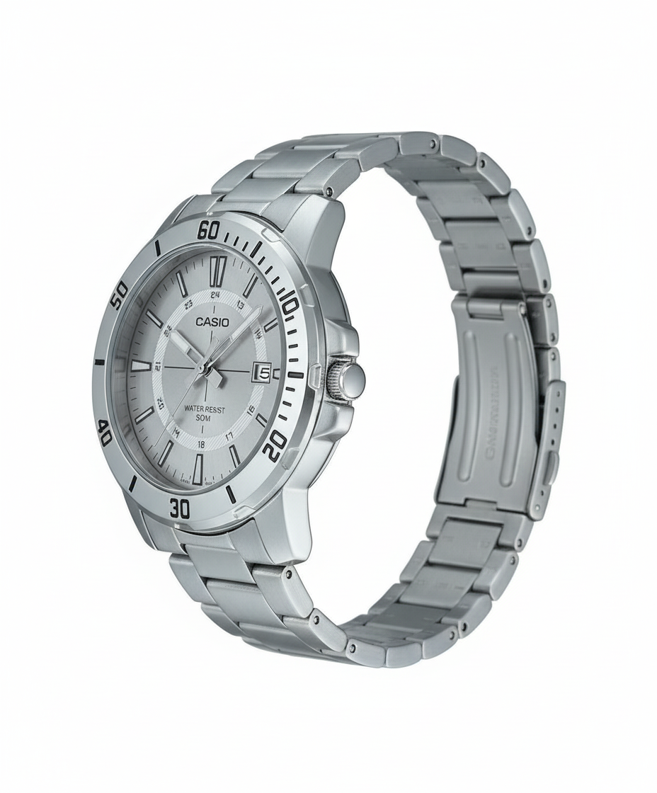 RELOJ PARA HOMBRE CASIO MTP-VD01D-7CVUDF -BLANCO