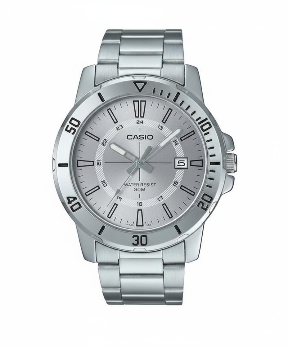 RELOJ PARA HOMBRE CASIO MTP-VD01D-7CVUDF -BLANCO