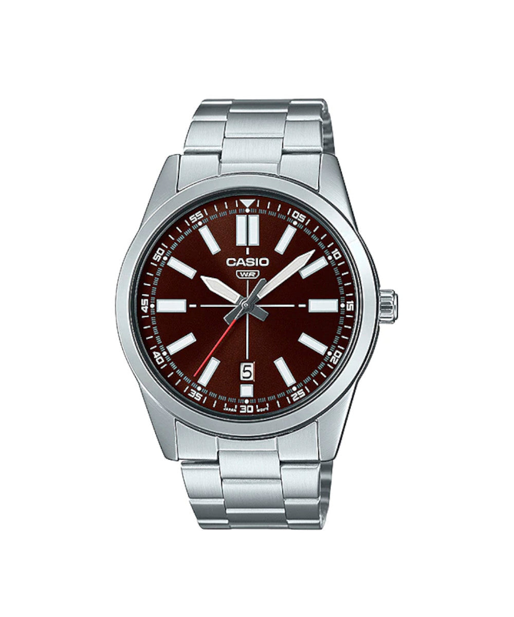 RELOJ PARA HOMBRE CASIO MTP-VD02D-5EUDF -PLATEADO