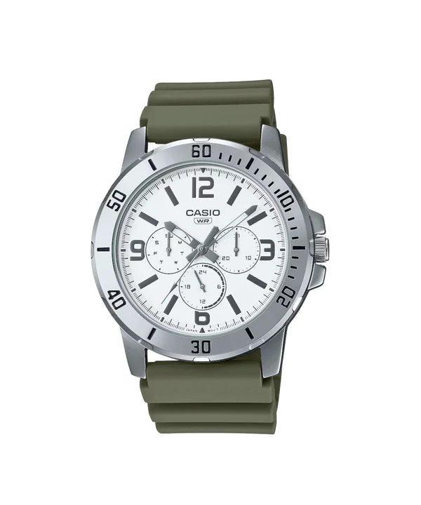 RELOJ PARA HOMBRE CASIO MTP-VD300-3BUDF -BLANCO