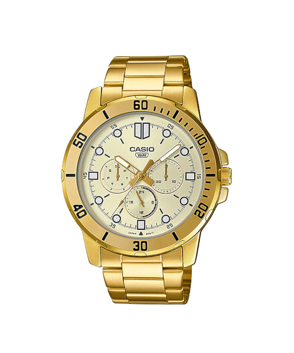 RELOJ PARA HOMBRE CASIO MTP-VD300G-9EUDF -AMARILLO