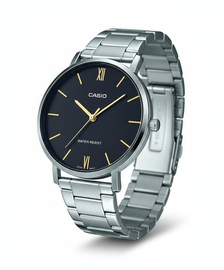 RELOJ PARA HOMBRE CASIO MTP-VT01D-1BUDF -NEGRO