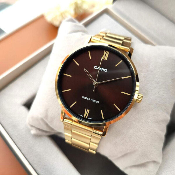 RELOJ PARA HOMBRE CASIO MTP-VT01G-1BUDF -DORADO