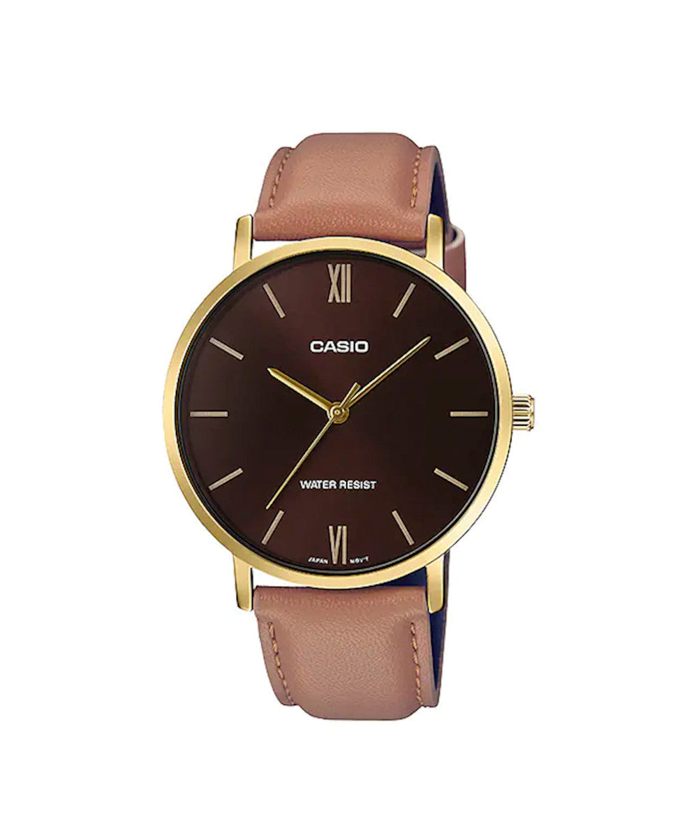 RELOJ PARA HOMBRE CASIO MTP-VT01GL-5BUDF -CAFÉ
